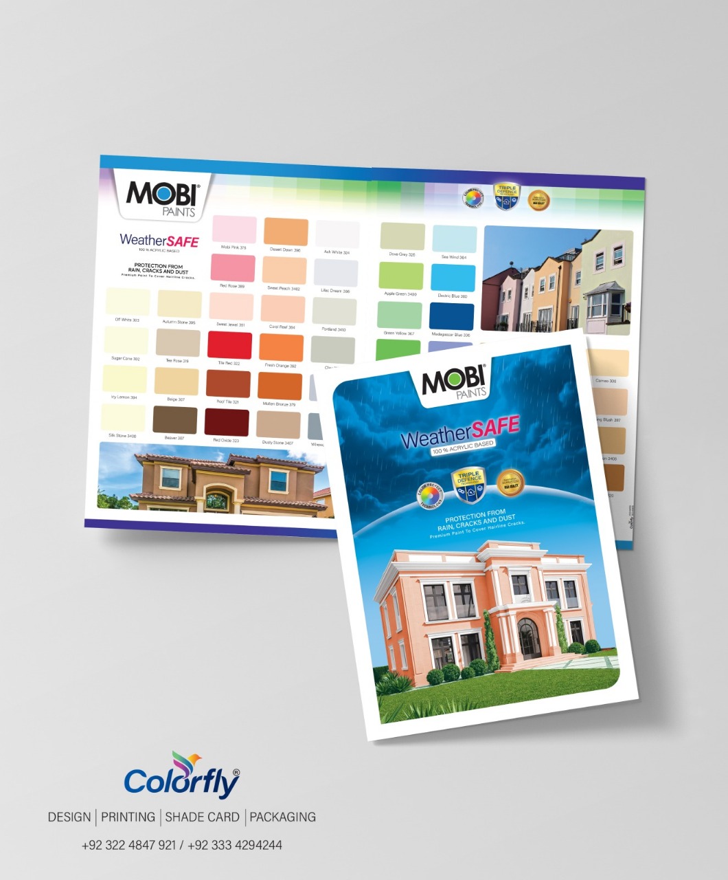 Mobi Paints — WeatherSafe shade card and catalog