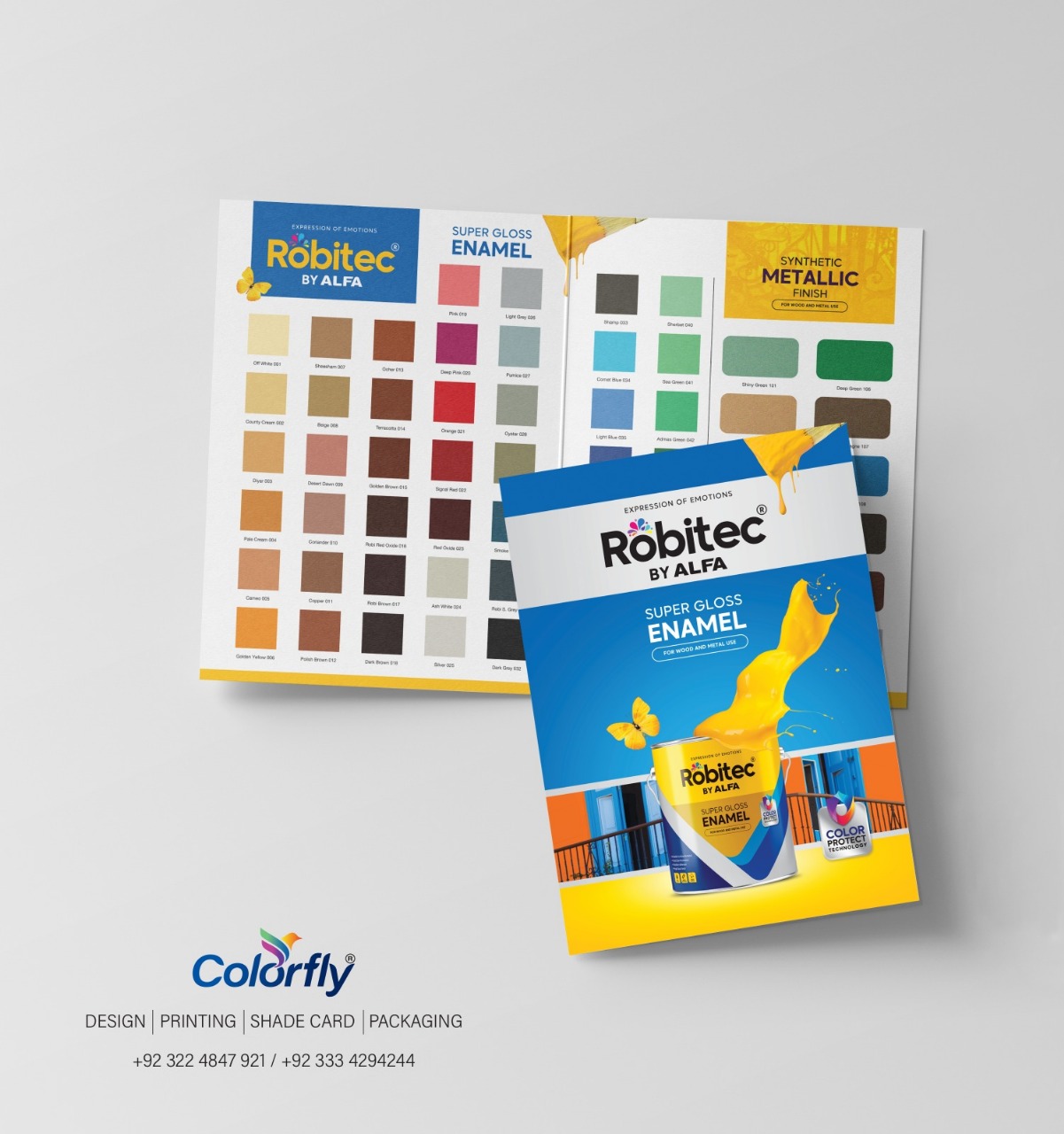 Robitec by Alfa — Super Gloss Enamel shade card